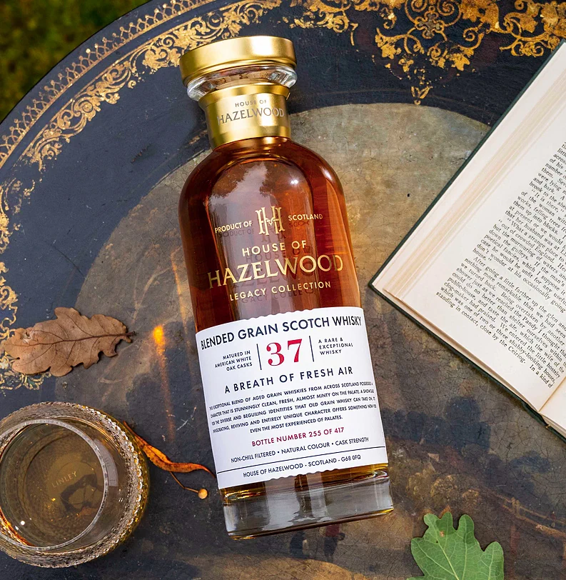 House of Hazelwood, a 33 year old blended scotch whisky